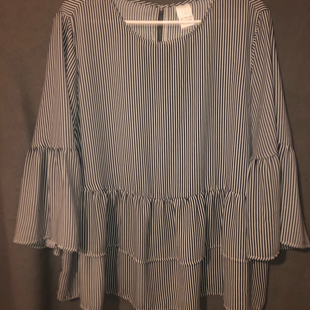 Black & White Blouse
